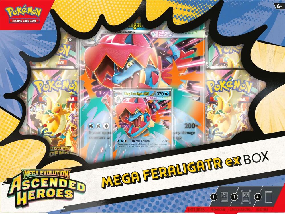 Ascended Heroes Mega Feraligatr ex Box (Presale)