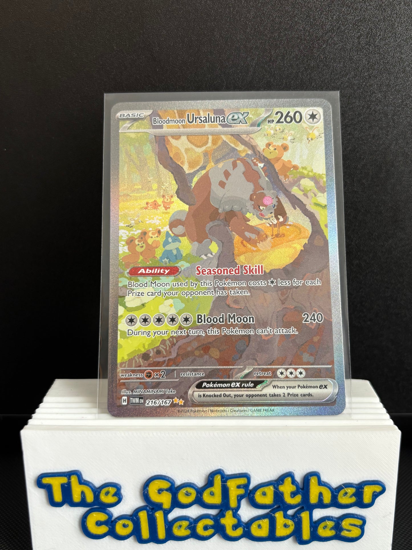 Bloodmoon Ursaluna ex 216/167 Special Illustration Rare