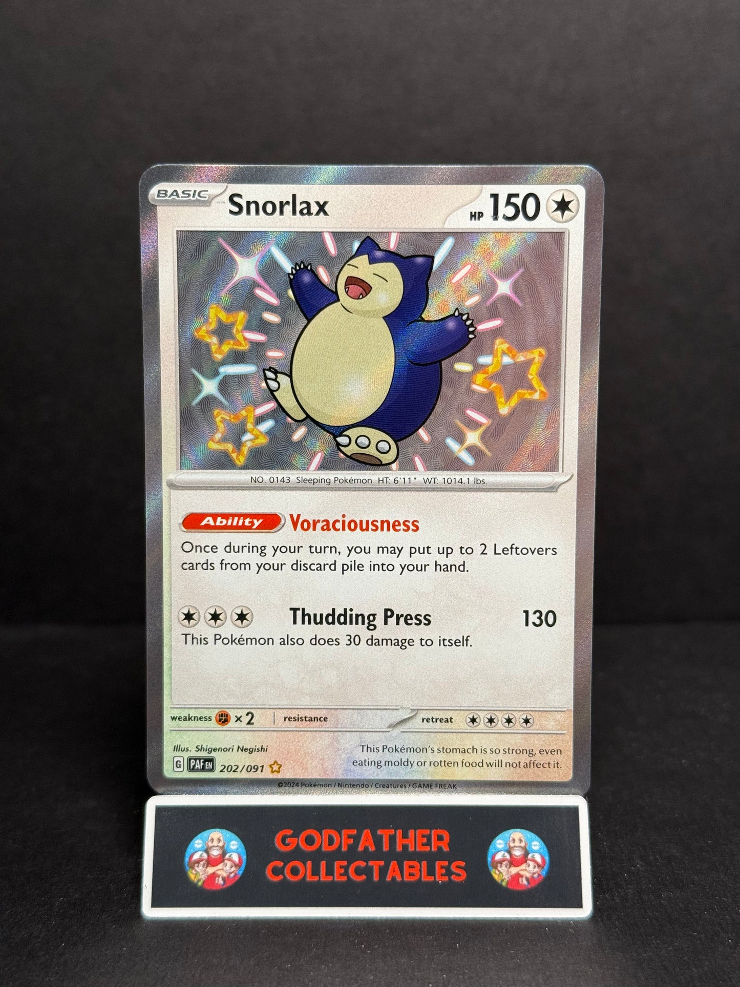 Snorlax 202/091 Shiny Rare