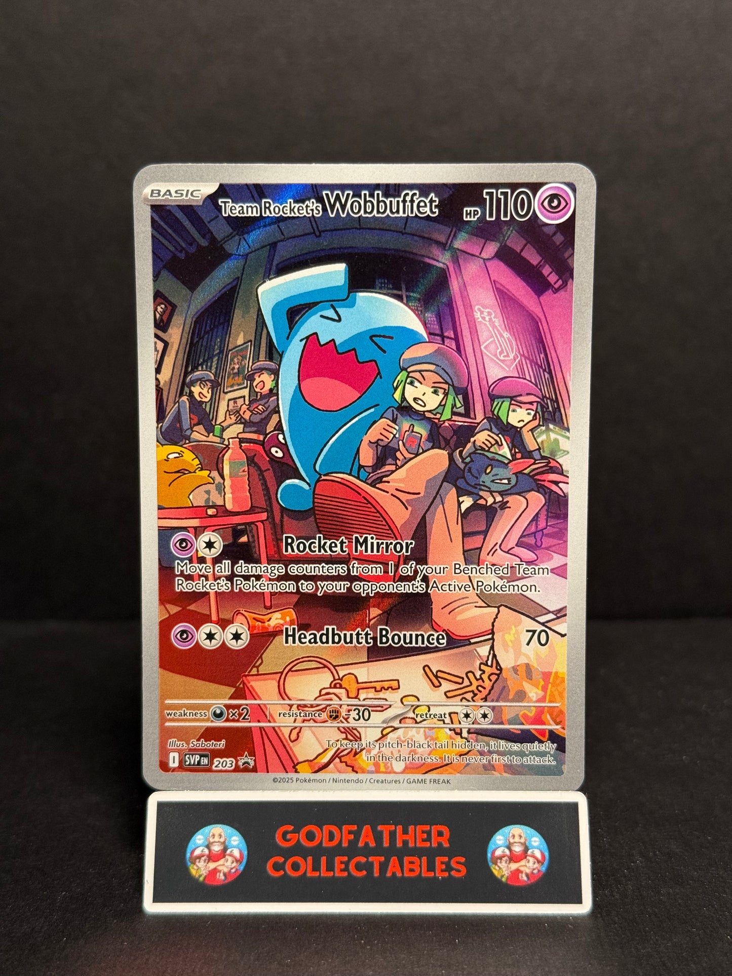 Team Rocket's Wobbuffet 203 / Promo