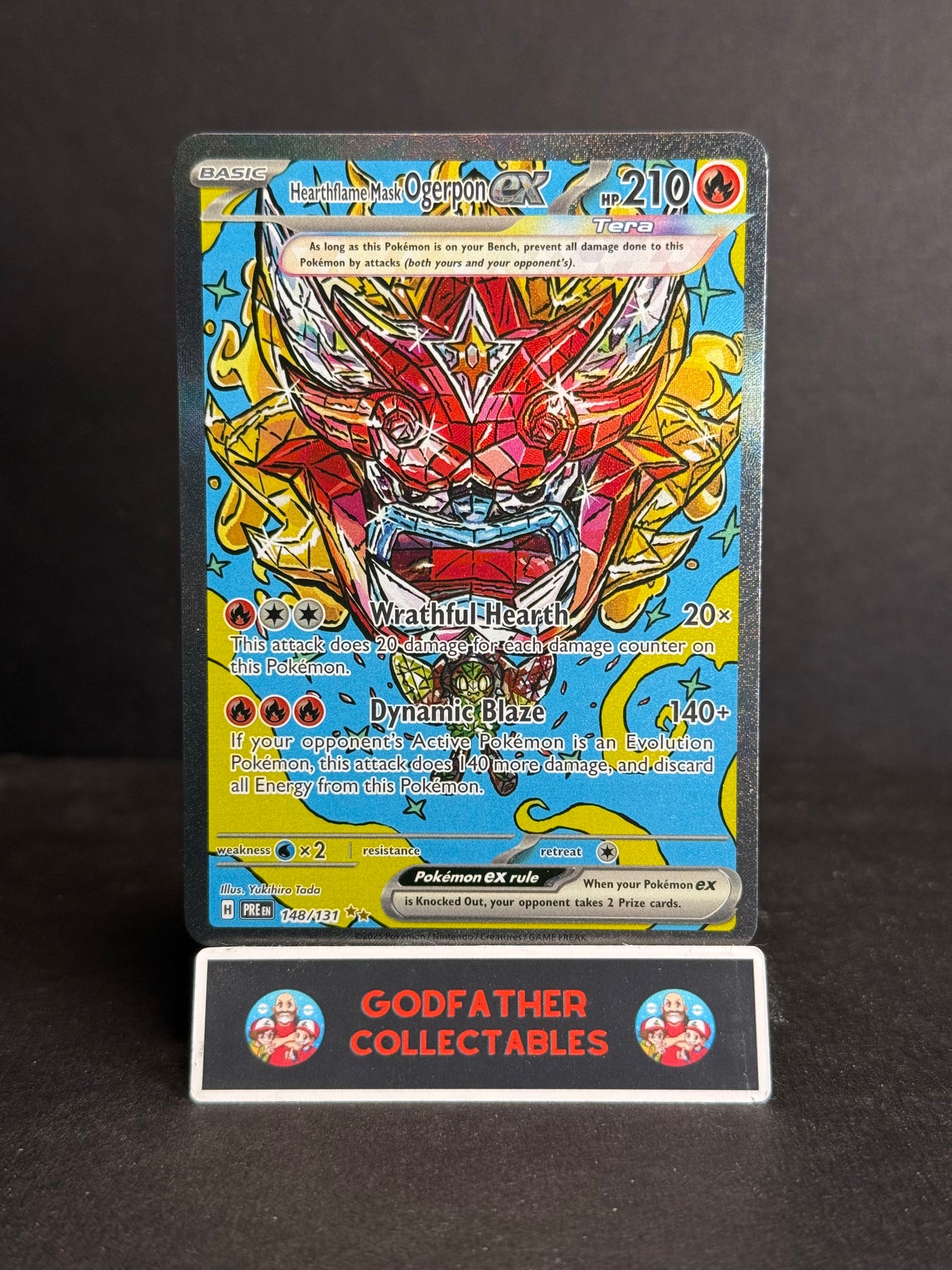 Hearthflame Mask Ogerpon ex - 148/131 Special Illustration Rare