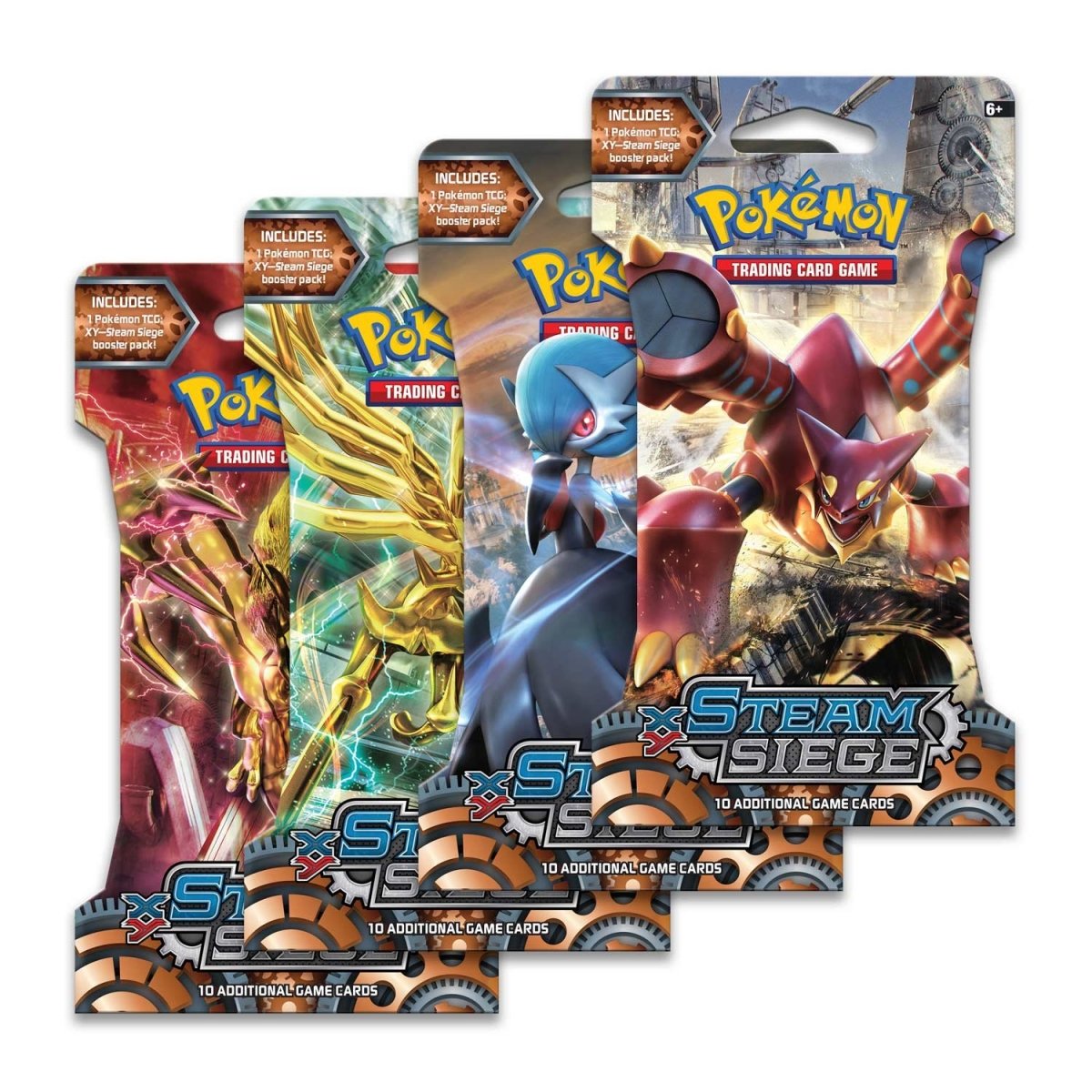 XY Steam Siege Sleeved Booster Pack (Styles May Vary)
