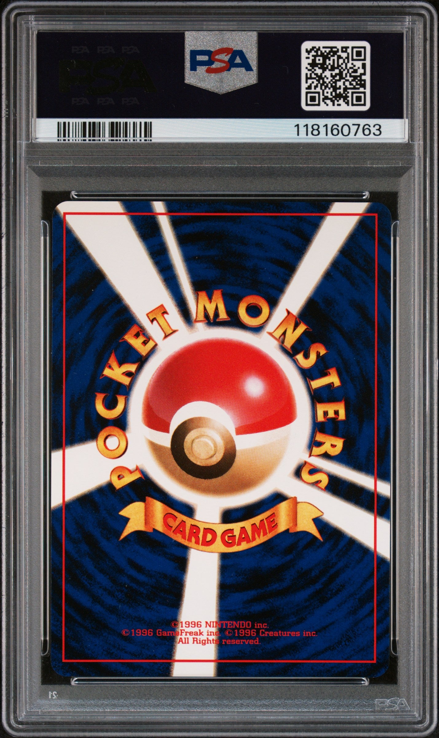 1998 Pokemon Japanese Hanada City Gym Deck Misty's Tentacruel #73 PSA 9