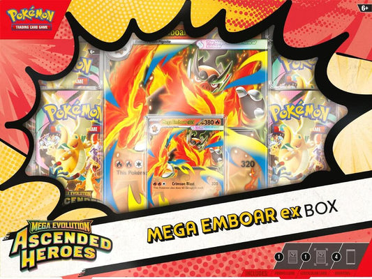 Ascended Heroes Mega Emboar ex Box  (Presale)