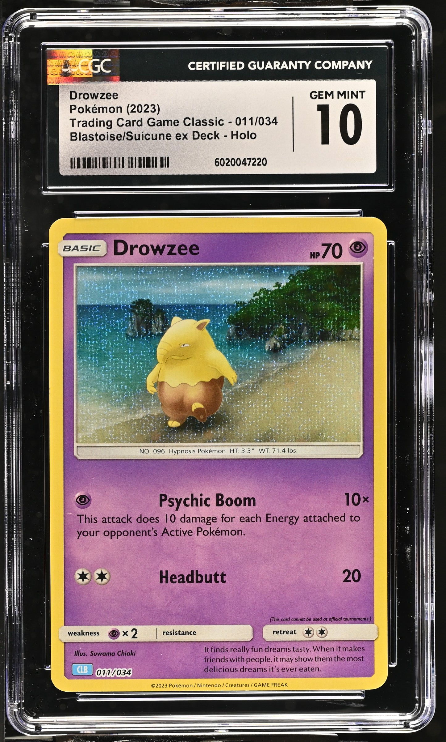 2023 Trading Card Game Classic Drowzee #011/034