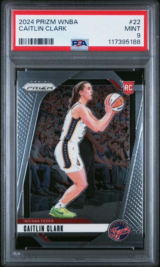 2024 Panini Prizm Wnba Caitlin Clark #22 PSA 9