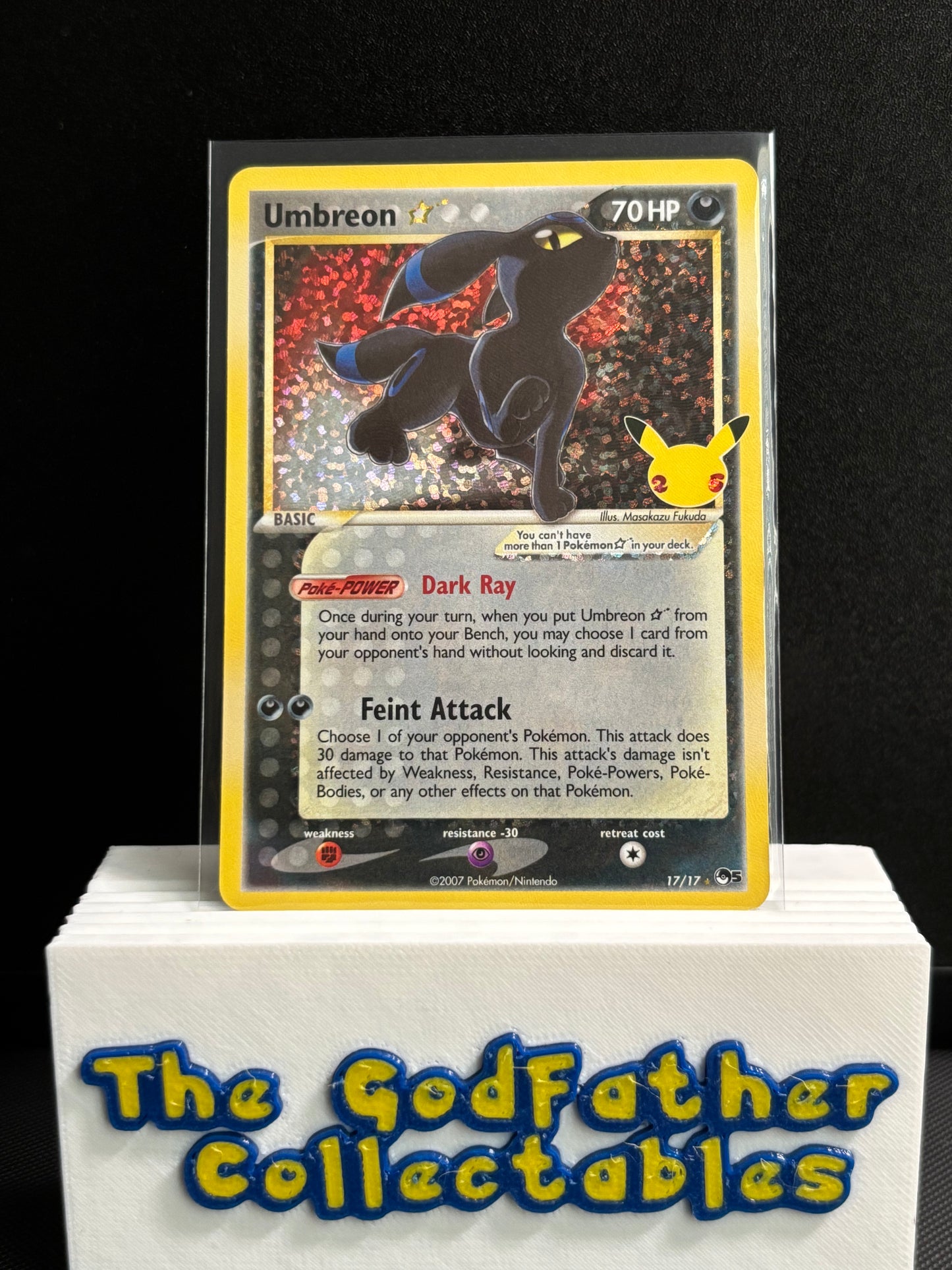 Umbreon 17/17 Gold Star Celebrations