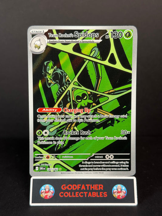 Team Rocket's Spidops 187/182  Illustration Rare
