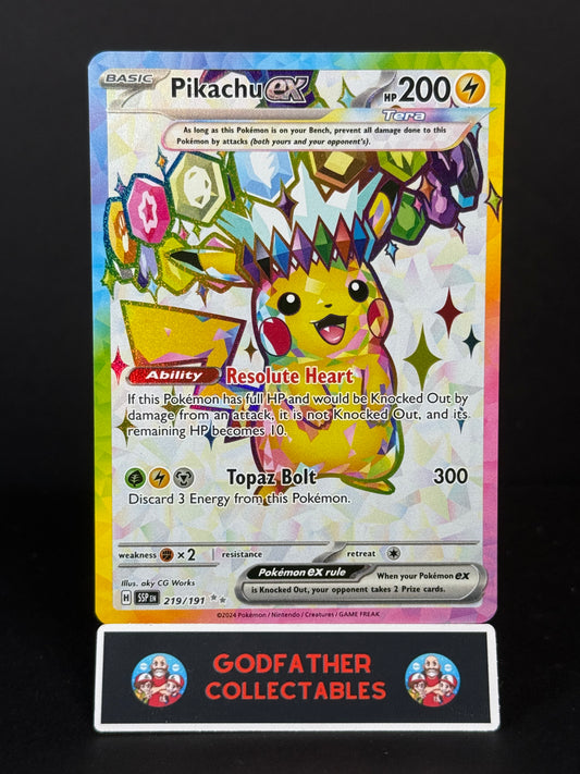 Pikachu ex 219/191 Ultra Rare