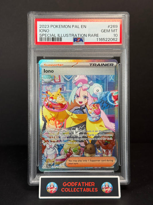 2023 Pokemon Scarlet & Violet: Paldea Evolved Special Illustration Rare Iono #269 PSA 10
