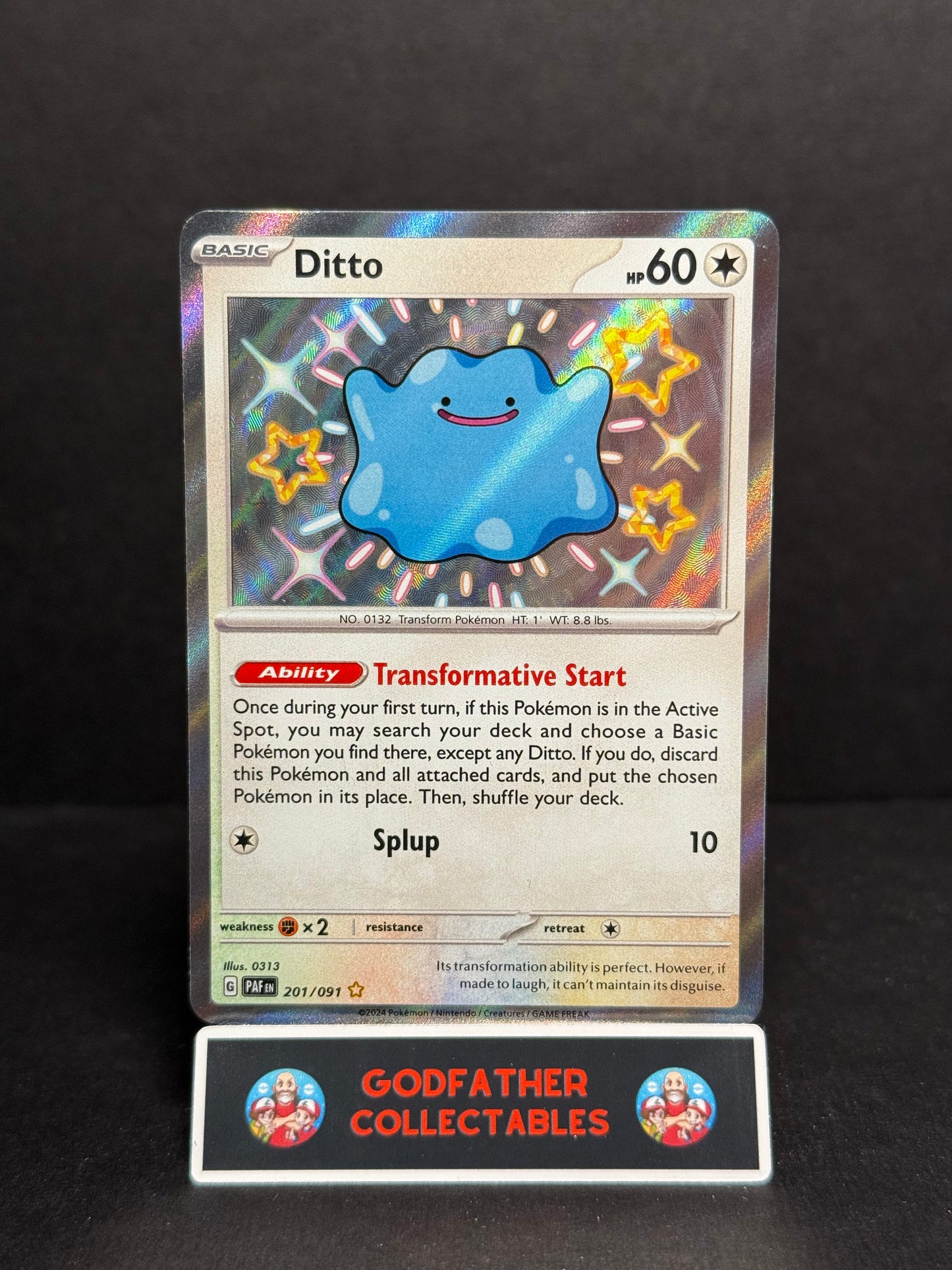 Ditto 201/091 Shiny Rare