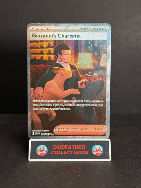 Giovanni's Charisma - 204/165 Special Illustration Rare