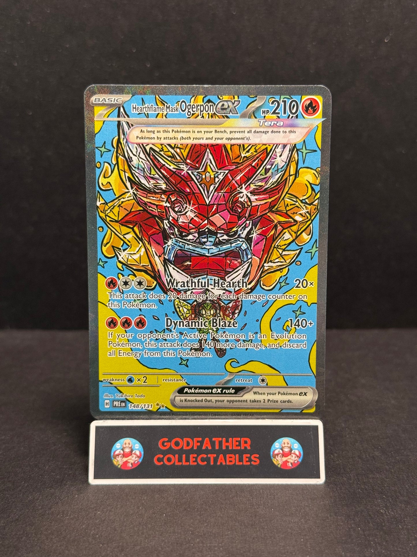 Hearthflame Mask Ogerpon ex 148/131 / Special Illustration Rare