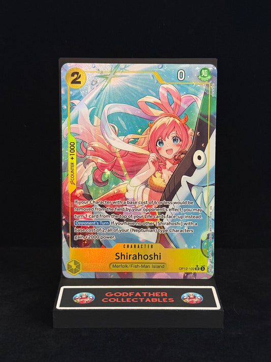 One Piece Shirahoshi OP12-102 Alternate Art SR Legacy Of The Master