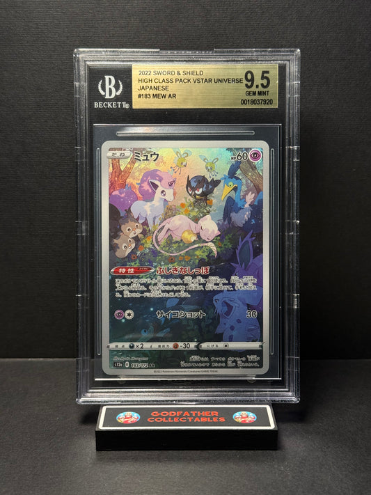 2022 Pokemon S&S High Class Pack VSTAR Universe Japanese Mew AR #183 BGS 9.5