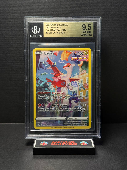 2023 Crown Zenith Galarian Gallery Latias #GG20 BGS 9.5