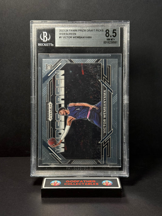2023 Panini Prizm Draft Picks Widescreen Victor Wembanyama #1 BGS 8.5