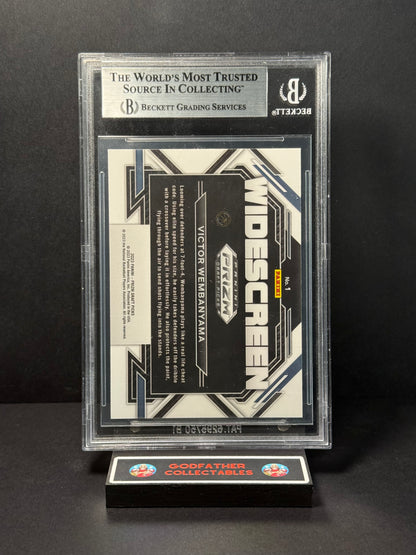 2023 Panini Prizm Draft Picks Widescreen Victor Wembanyama #1 BGS 8.5