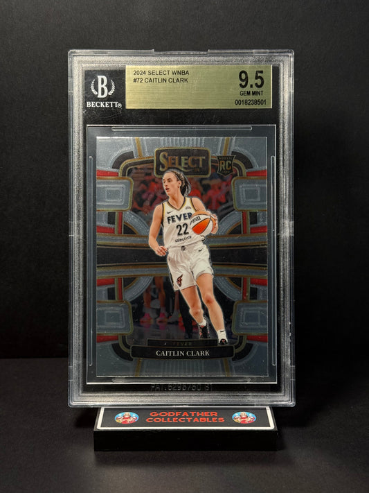 2024 Select WNBA Caitlin Clark RC #72 BGS 9.5