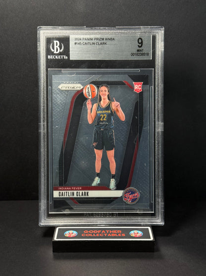 2024 Panini Prizm WNBA Caitlin Clark #145 BGS 9