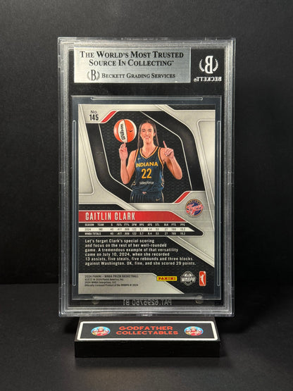 2024 Panini Prizm WNBA Caitlin Clark #145 BGS 9