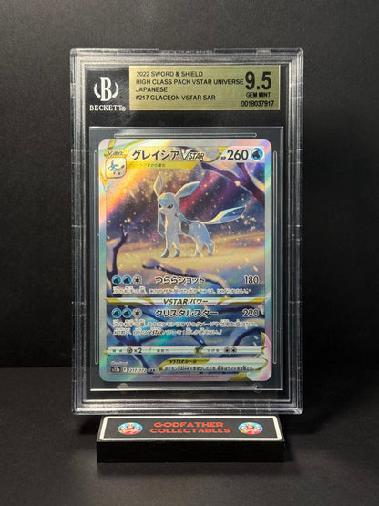 2022 S&amp;S High Class Pack VSTAR Universe Jpn. Glaceon VSTAR SAR #217 BGS 9.5