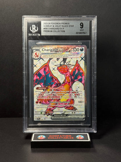 2024 Pokémon TCG Scarlet & Violet Black Star Promos Charizard #056 BGS 9