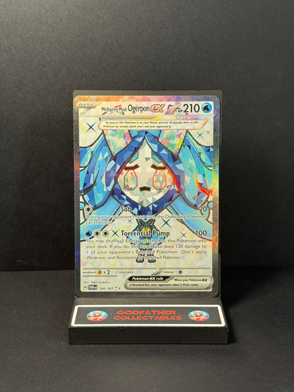 Pokémon Twilight Masquerade Ultra Rare Wellspring Mask Ogerpon ex #194