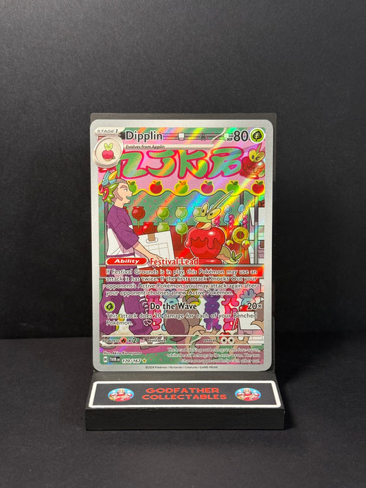Pokémon Twilight Masquerade Illustration Rare Dipplin #170