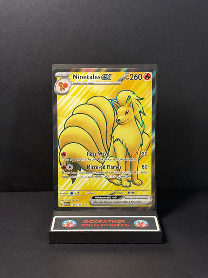 Pokémon Scarlet & Violet 151 Ultra Rare Ninetales ex #186