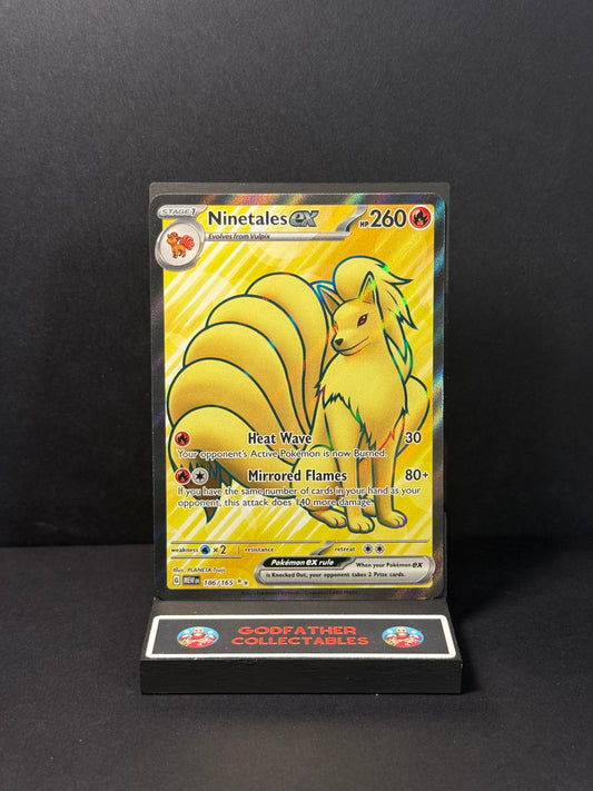 Pokémon Scarlet & Violet 151 Ultra Rare Ninetales ex #186
