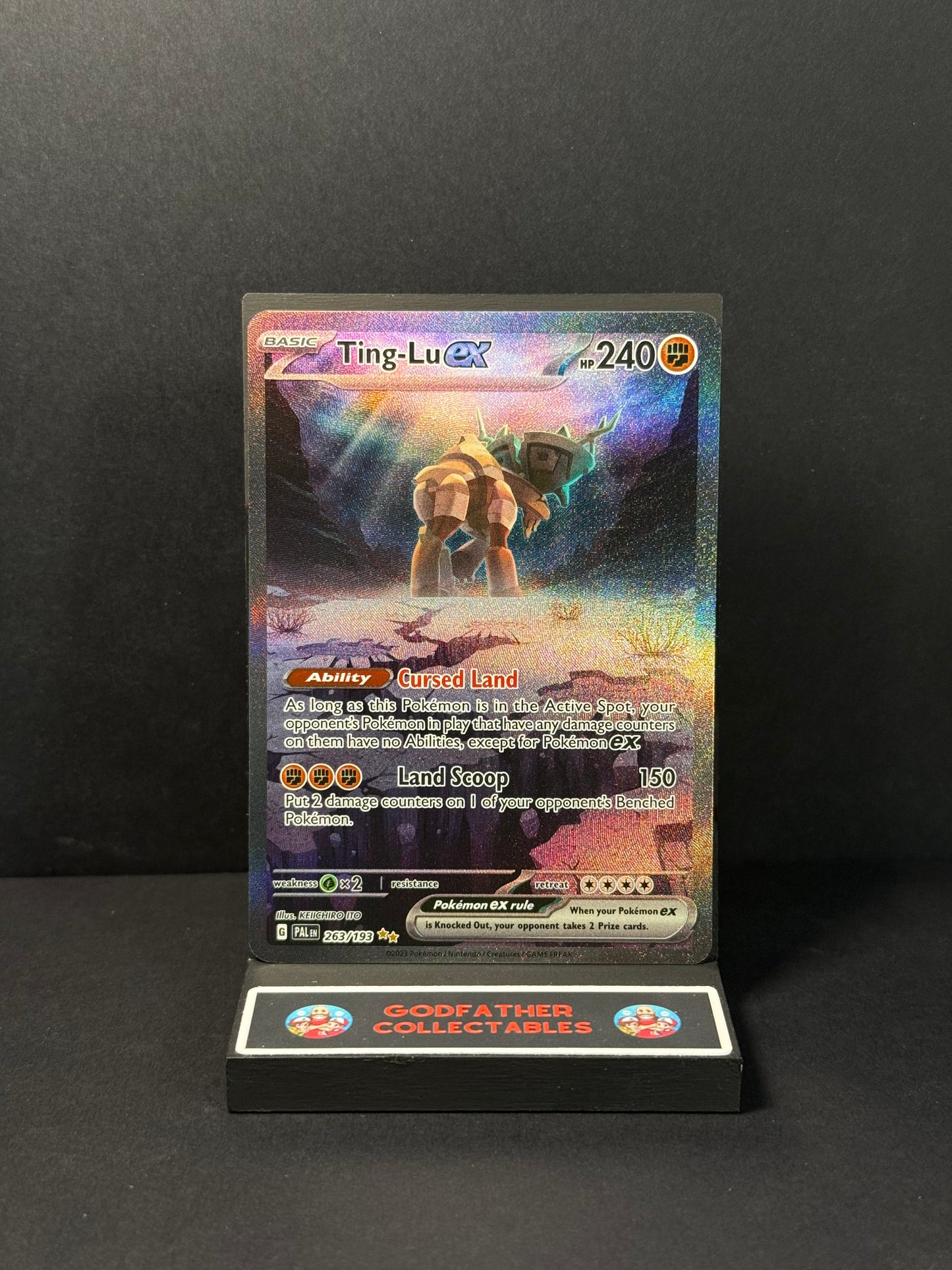 Pokémon Paldea Evolved Special Illustration Rare Ting-Lu ex #263