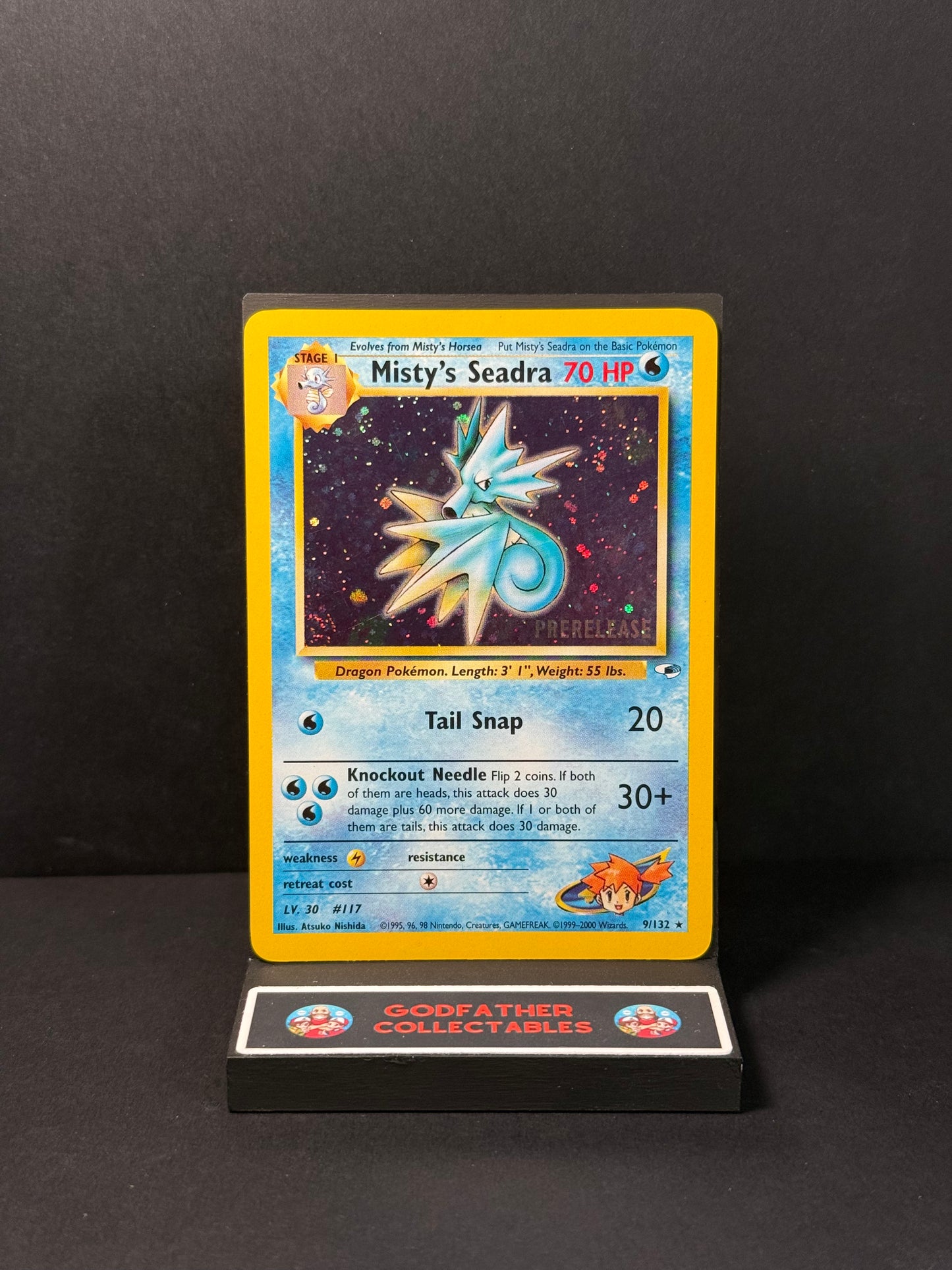 Pokémon WoTC Promo Misty's Seadra (Prerelease) #009 LP