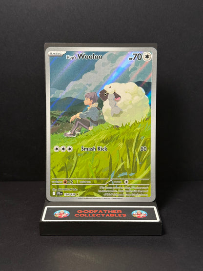 Pokémon Journey Together Illustration Rare Hop's Wooloo #170