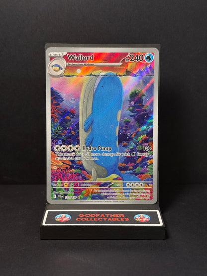 Pokémon Journey Together Illustration Rare Wailord #162