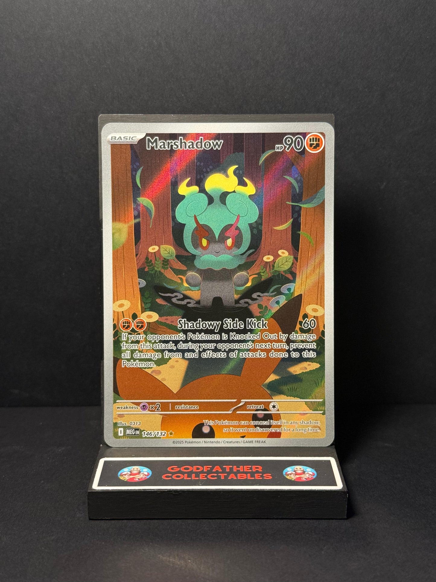 Pokémon Mega Evolution Illustration Rare Marshadow #146