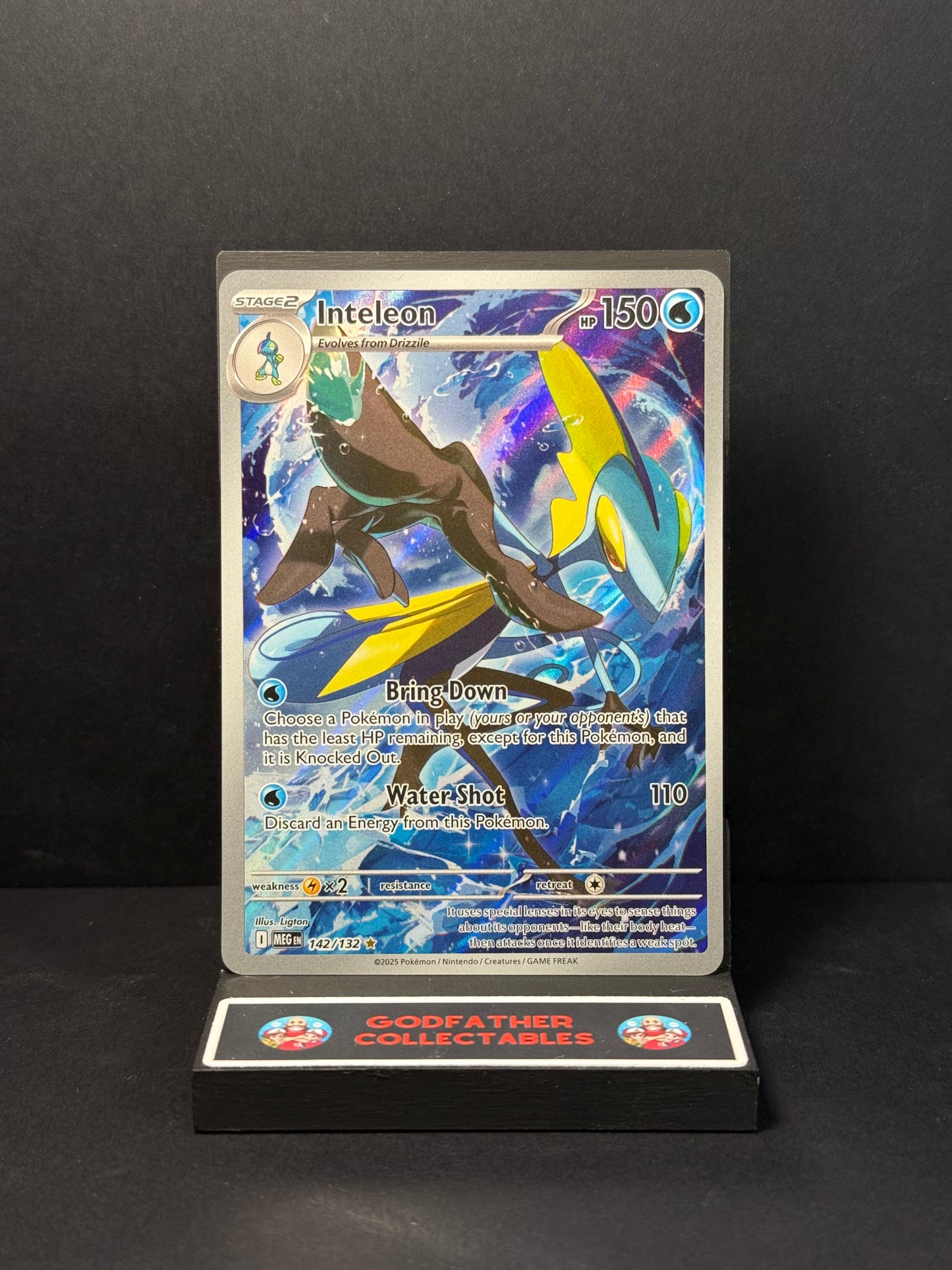 Pokémon Mega Evolution Illustration Rare Inteleon #142