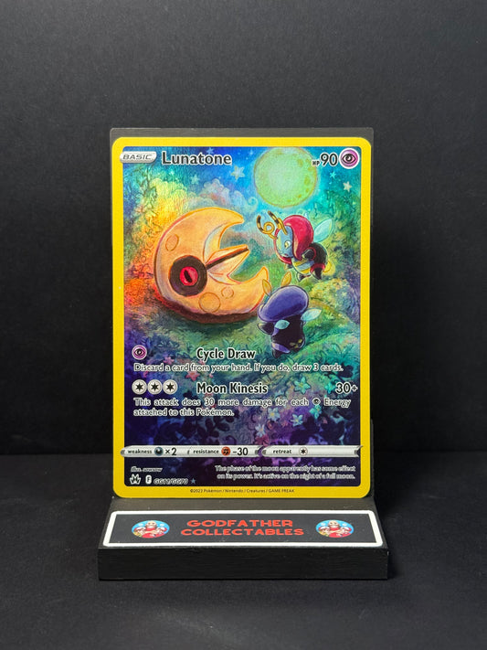 Pokémon Crown Zenith Galarian Gallery Ultra Rare Lunatone #GG11