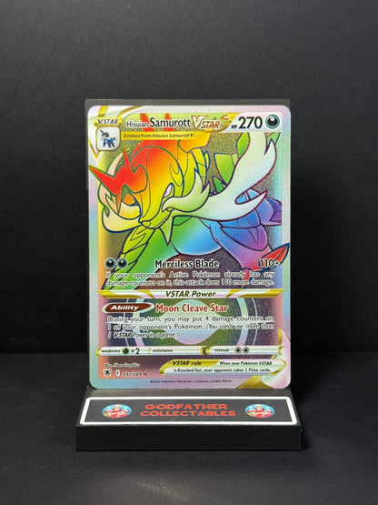 Pokémon Astral Radiance Secret Rare Hisuian Samurott VSTAR #179