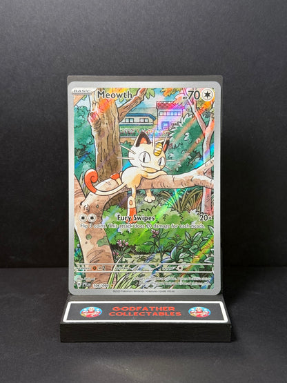 Pokémon Phantasmal Flames Illustration Rare Meowth #106