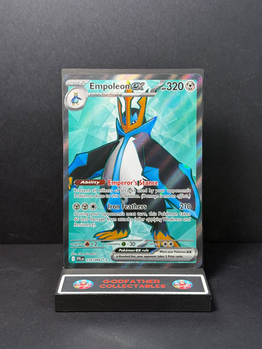 Pokémon Illustration Rare Phantasmal Flames Empoleon ex #114