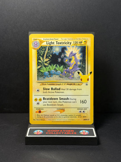Pokémon Sword &amp; Shield Promo Cards Light Toxtricity #SWSH137 LP