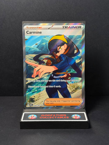 Pokémon Twilight Masquerade Ultra Rare Carmine #204
