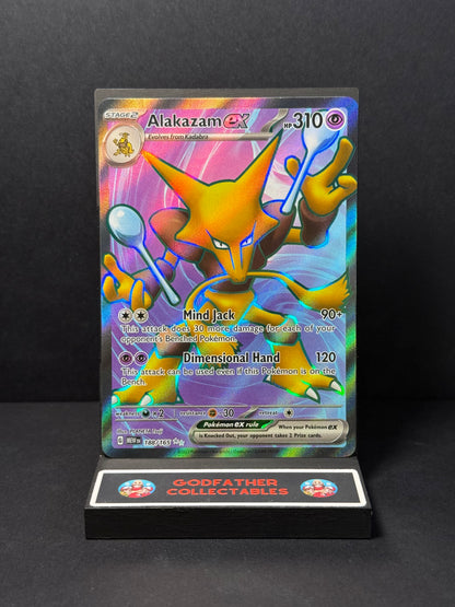 Pokémon Scarlet & Violet 151 Ultra Rare Alakazam ex #188