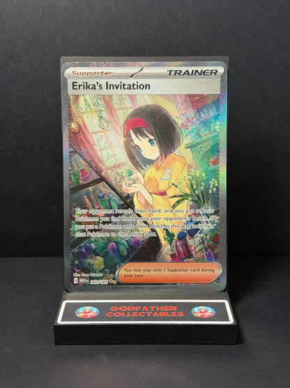 Pokémon Scarlet & Violet 151 Special Illustration Rare Erika's Invitation #203