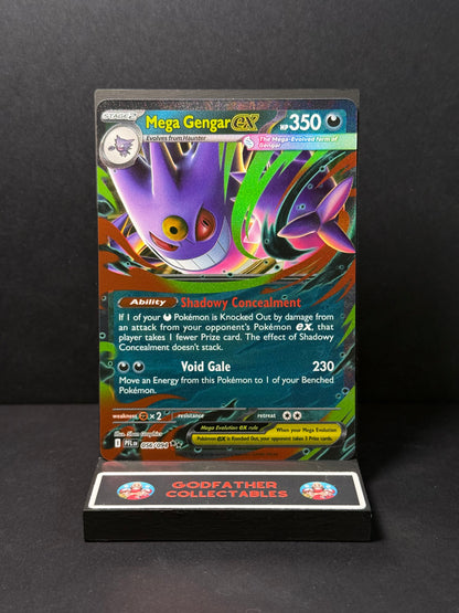 Pokémon Phantasmal Flames Double Rare Mega Gengar ex #056
