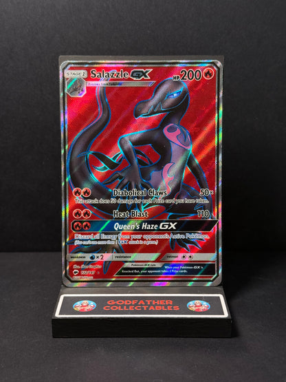 Pokémon Burning Shadows Ultra Rare Fa Salazzle GX #132 LP