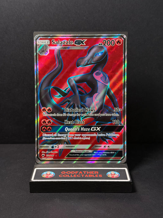Pokémon Burning Shadows Ultra Rare Fa Salazzle GX #132 LP