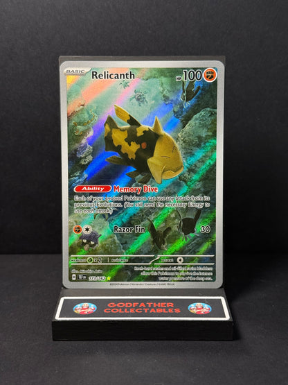 Pokémon Temporal Forces Illustration Rare Relicanth #173