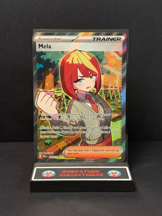 Pokémon Prismatic Evolutions Ulta Rare Mela #140